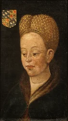 Porträtt av Margaret av Bayern